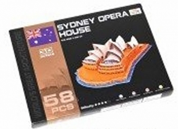 Puzzle 3D - Opera v Sydney (58 dílků)