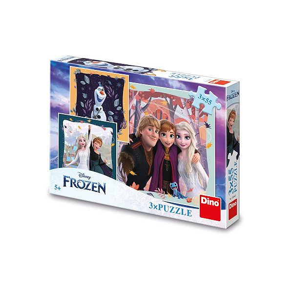 Puzzle 3x55 Frozen Radostný podzim