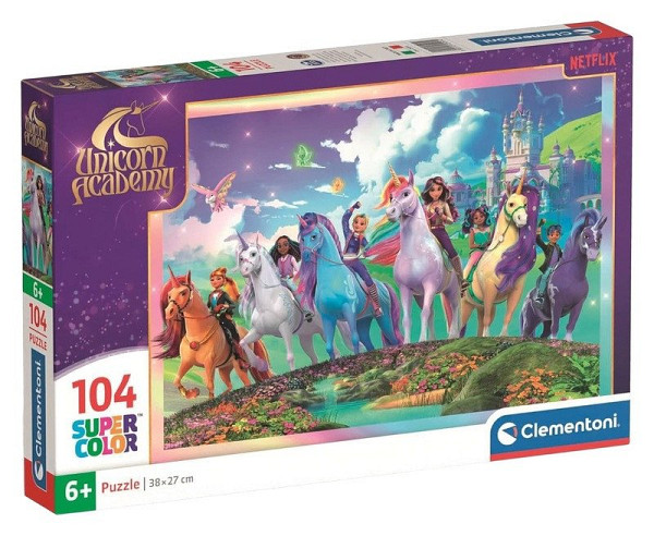 Puzzle Akademie jednorožců 104 dílků