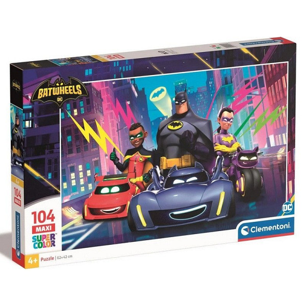 Puzzle Batwheels Maxi 104 dílků