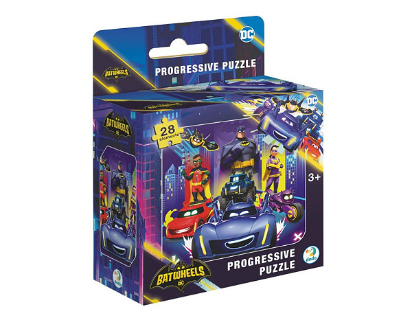 Puzzle Batwheels: Volám všechny! 28 dílků