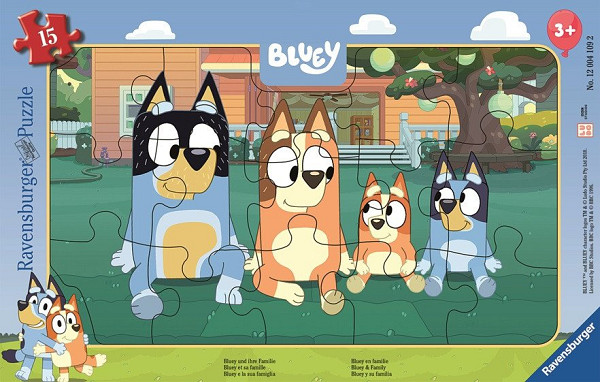 Puzzle Bluey 15 dílků