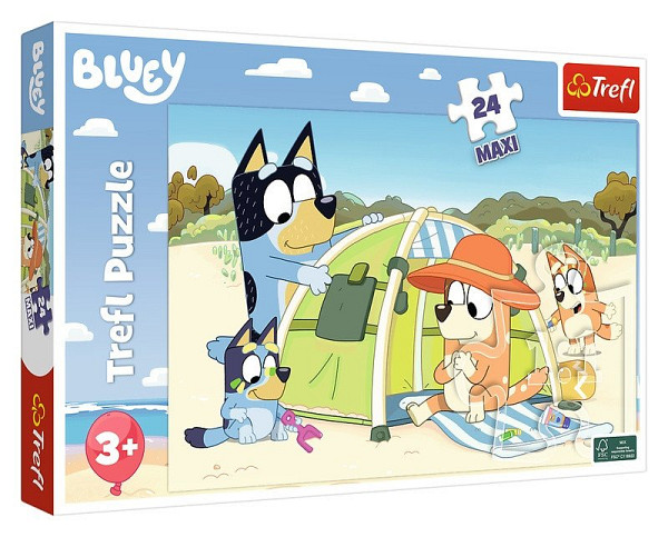 Puzzle Bluey a její skvělý den MAXI 24 dílků