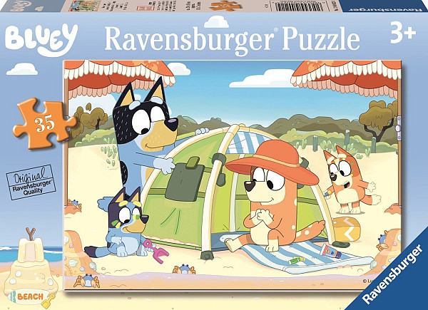 Puzzle Bluey na pláži 35 dílků