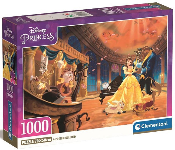 Puzzle Disney Princess: Kráska a zvíře 1000 dílků