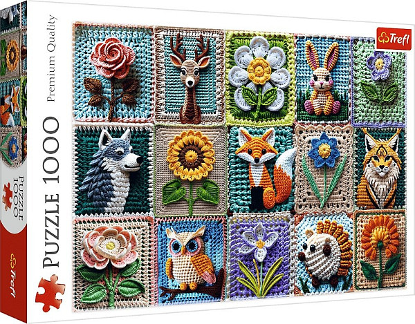 Puzzle Háčkování - Moje vášeň 1000 dílků