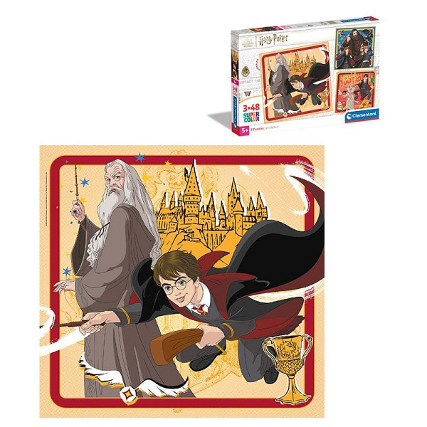 Puzzle Harry Potter 3x48 dílků