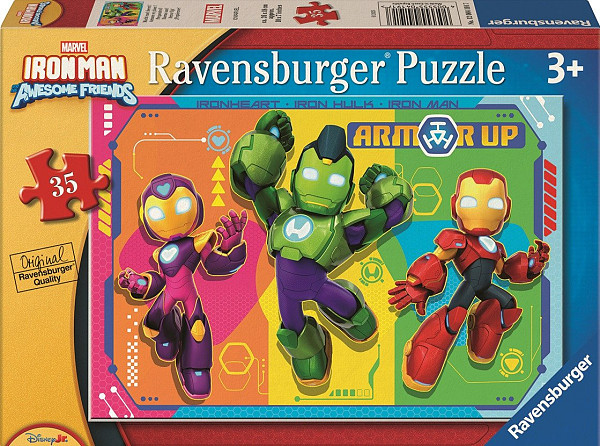 Puzzle Iron Man a jeho úžasní přátelé 35 dílků