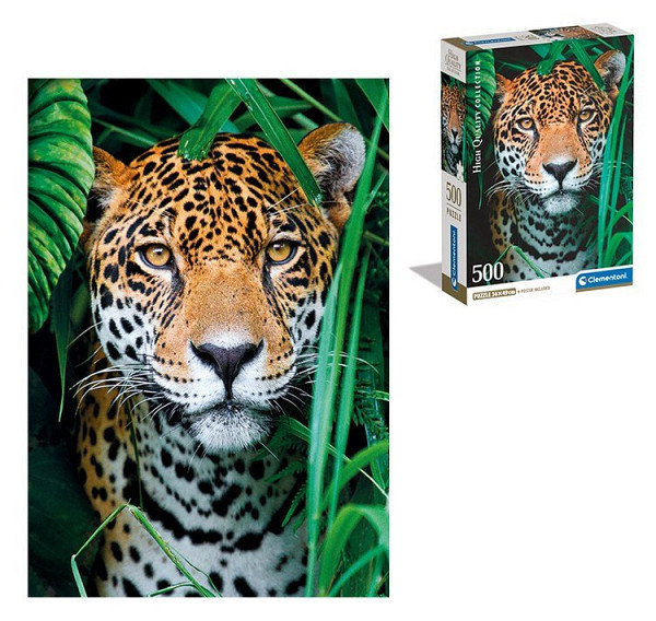 Puzzle Jaguár v džungli Compact 500 dílků