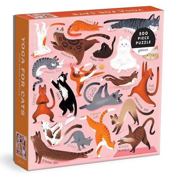 Puzzle Jóga pro kočky 500 dílků