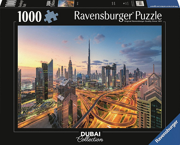 Puzzle Kolekce DUBAJ: Výhled na město snů 1000 dílků