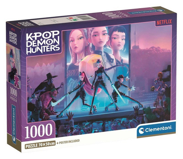 Puzzle Kpop Demon Hunters Compact 1000 dílků