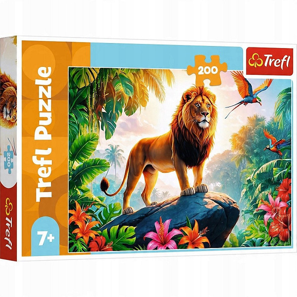 Puzzle Král džungle 200 dílků