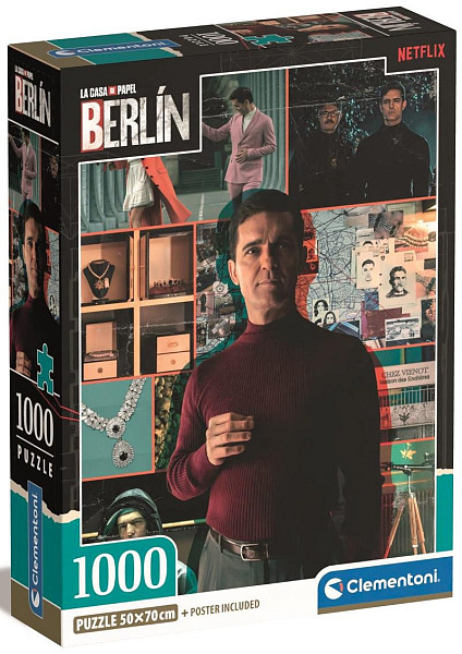 Puzzle La Casa de Papel: Berlín - Mám plán 1000 dílků