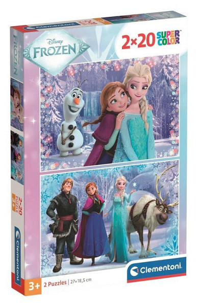 Puzzle Ledové Království 2x20 dílků