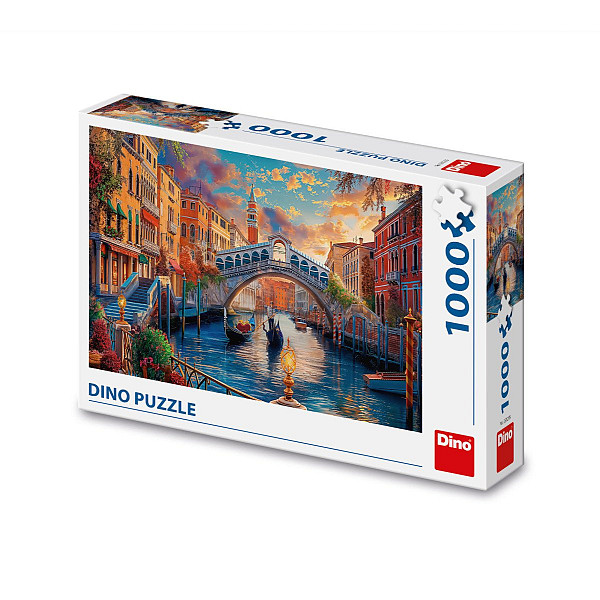 Puzzle Malované Benátky 1000 dílků