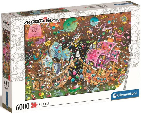 Puzzle Mordillo: Polibek 6000 dílků