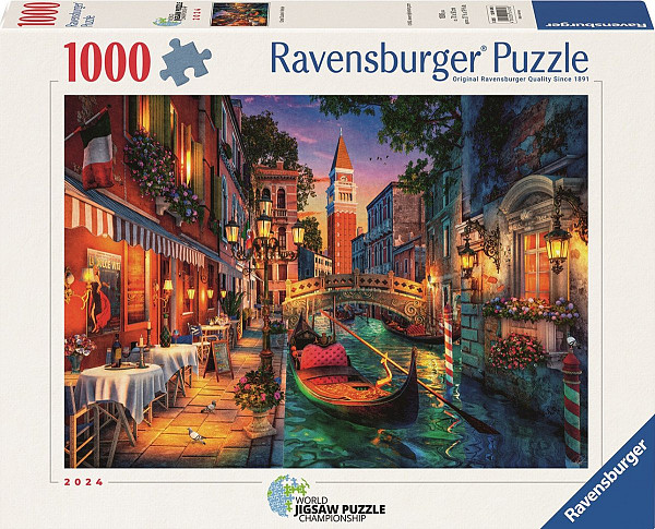 Puzzle Noční Benátky 1000 dílků