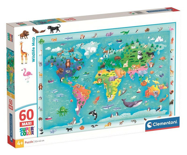 Puzzle Noli Divoká příroda Maxi 60 dílků