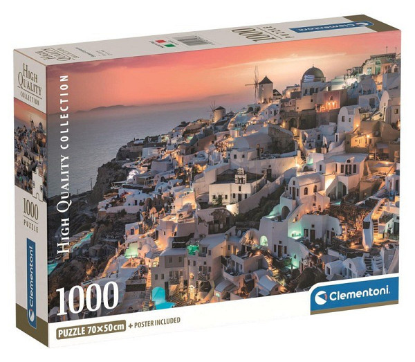 Puzzle Odstíny Santorini 1000 dílků