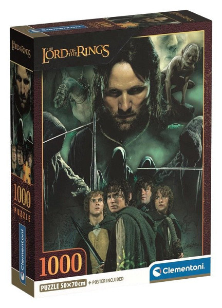Puzzle Pán prstenů: Společenstvo prstenu 1000 dílků