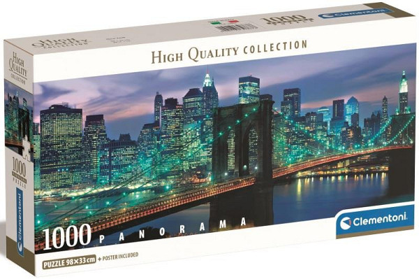 Puzzle Panorama: Booklyn Bridge, New York 1000 dílků