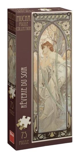 Puzzle Panoramic Alfons Mucha: Snění večera 75 dílků