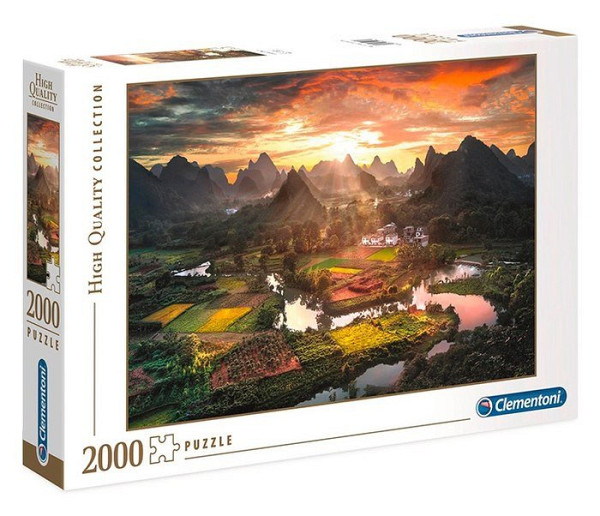 Puzzle Pohled na Čínu 2000 dílků