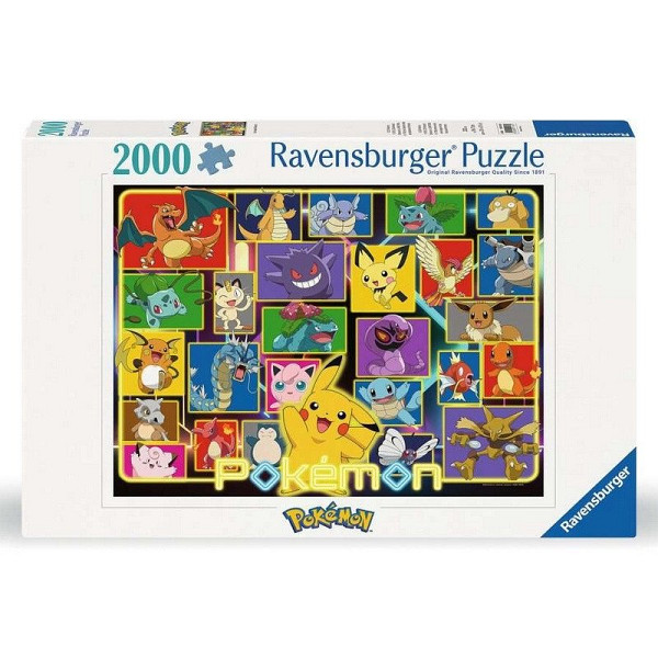 Puzzle Pokémon: Chyťte je všechny! 2000 dílků