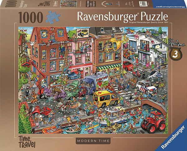 Puzzle Ray´s Comic: Moderní doba 1000 dílků