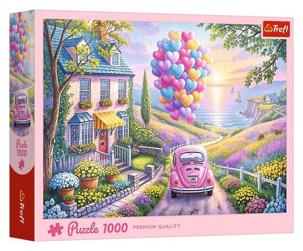 Puzzle Romantická jízda 1000 dílků