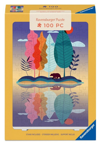 Puzzle se stojánkem: Odraz překrásné přírody 100 dílků