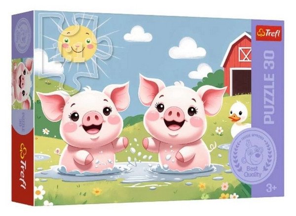 Puzzle Šťastný život na venkově 30 dílků