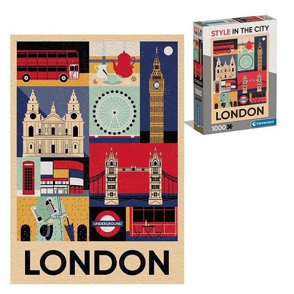 Puzzle Style in the City: Londýn 1000 dílků