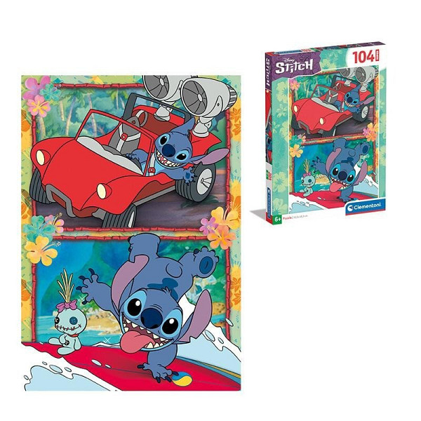 Puzzle Super: Stitch 104 dílků