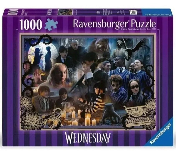 Puzzle Temná Wednesday 1000 dílků