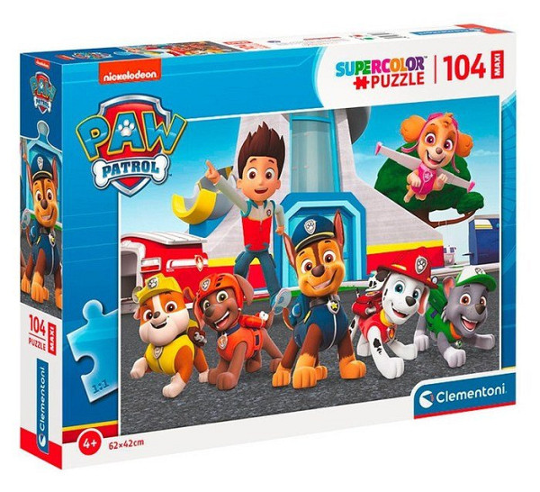 Puzzle Tlapková Patrola Maxi 104 dílků