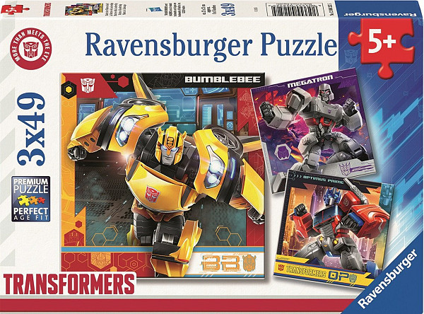Puzzle Transformers 3x49 dílků