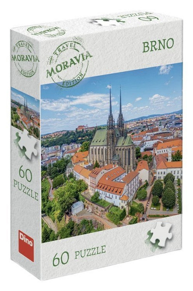Puzzle TRAVEL Brno 60 dílků