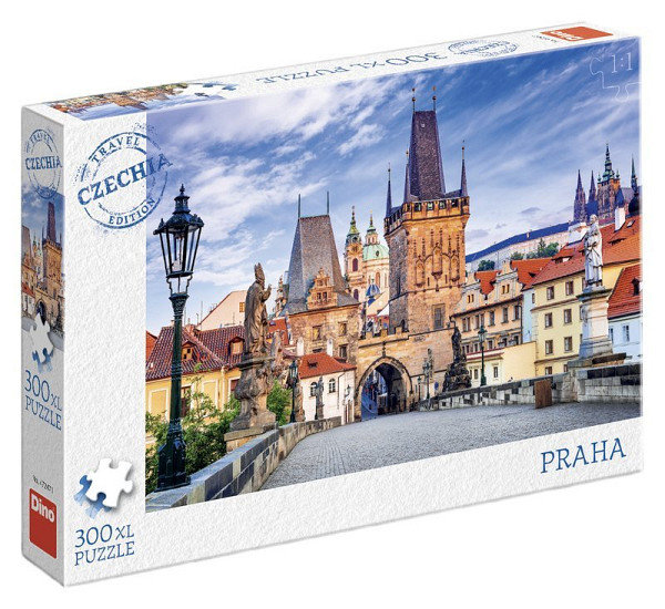 Puzzle TRAVEL Malostranská mostecká věž 300 XL dílků