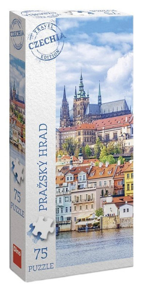 Puzzle TRAVEL Panoramic Pražský hrad 75 dílků