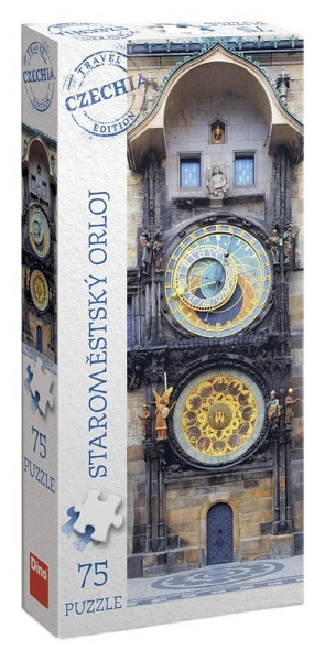Puzzle TRAVEL Panoramic Staroměstský orloj 75 dílků