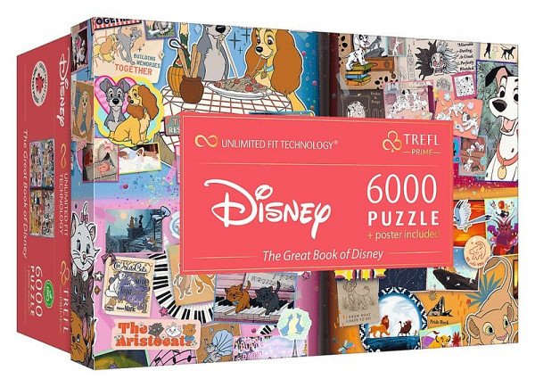Puzzle UFT: Velká kniha Disney 6000 dílků
