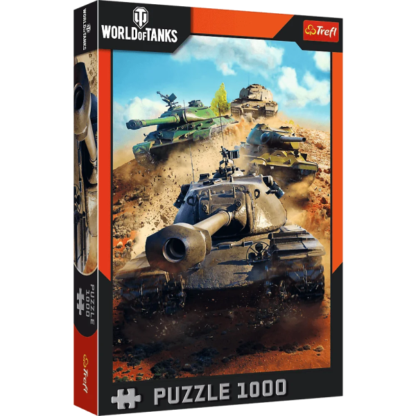 Puzzle World of Tanks: Tanky v boji 1000 dílků