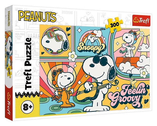 Puzzle Zábavný svět Peanuts 300 dílků