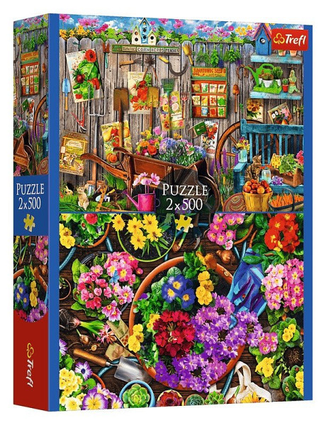 Puzzle Zahradničení 2x500 dílků