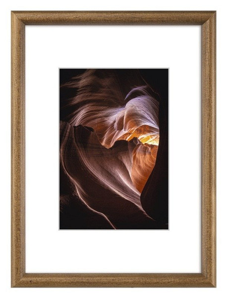 Rámeček dřevěný Phoenix, hnědý, 20x30cm