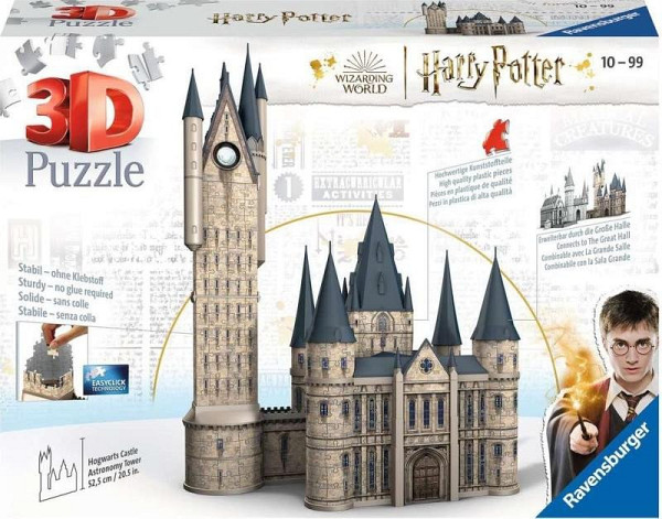 3D Puzzle: Harry Potter Bradavický hrad/Astronomická věž 540 dílků
