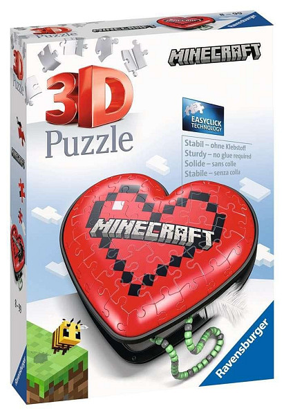 3D Puzzle: Minecraft Srdce 54 dílků