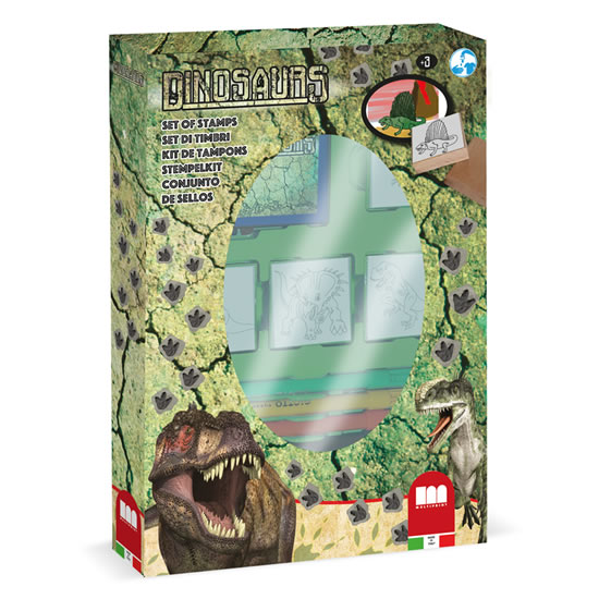 Razítka Dino, box 4 ks